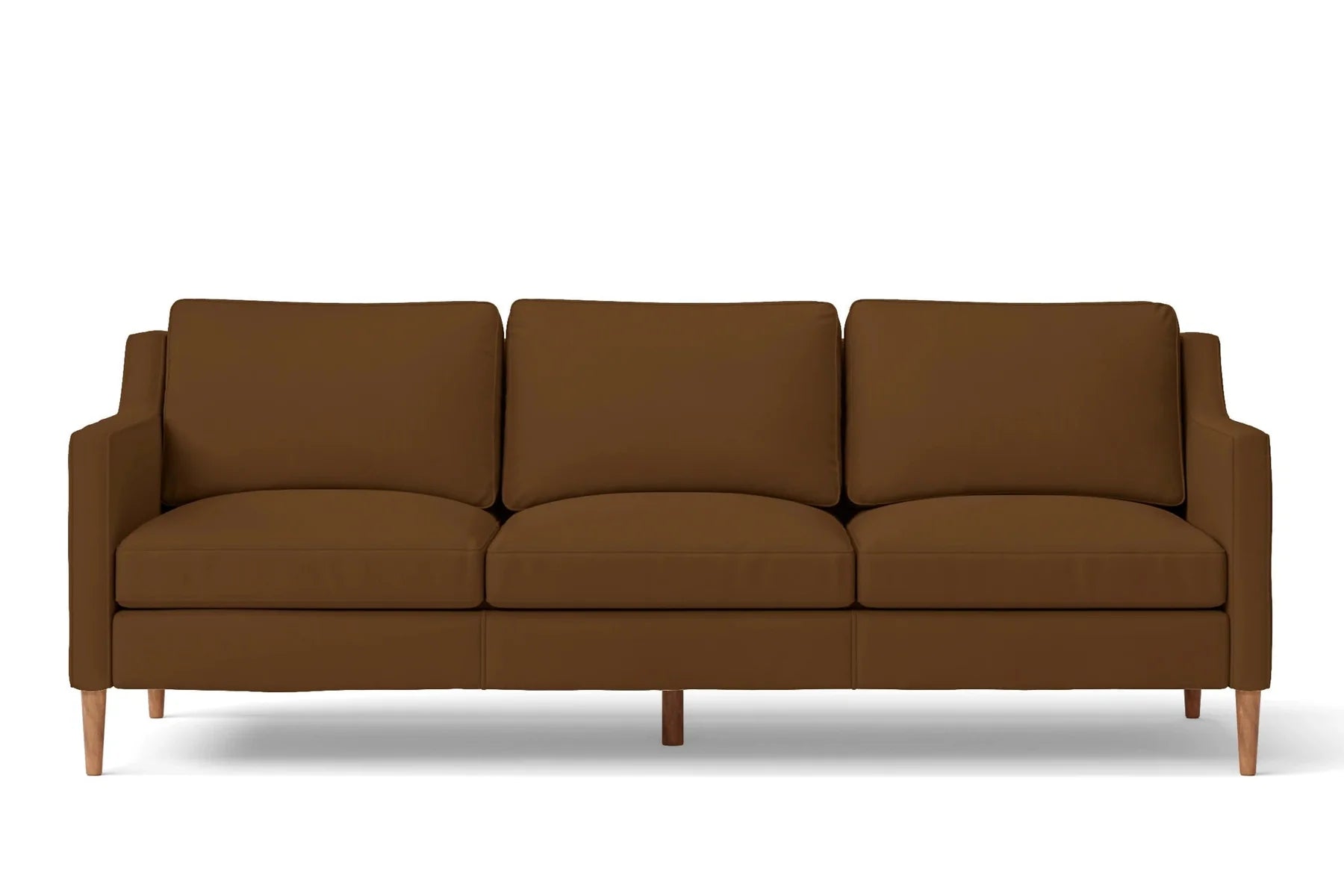 Greco Leatherette 3 Seater Sofa in Brown Colour