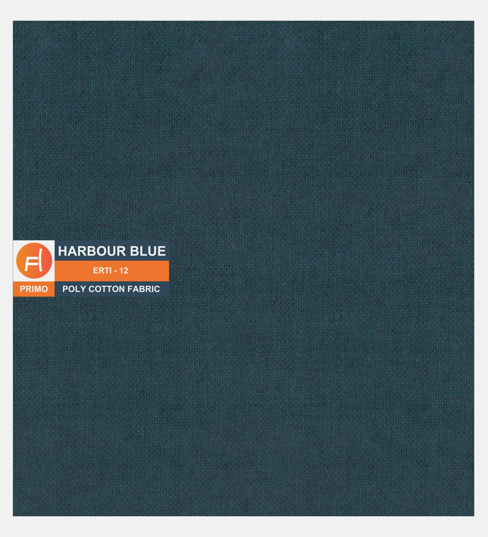 Harbour Blue Primo Poly Cotton Fabric