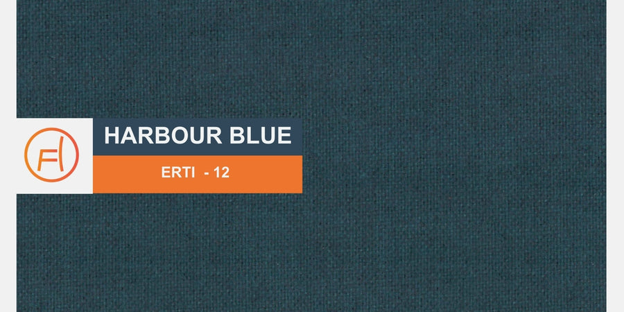 Cobby Fabric 3 Seater Sofa In Harbour Blue Colour - Febonic Living