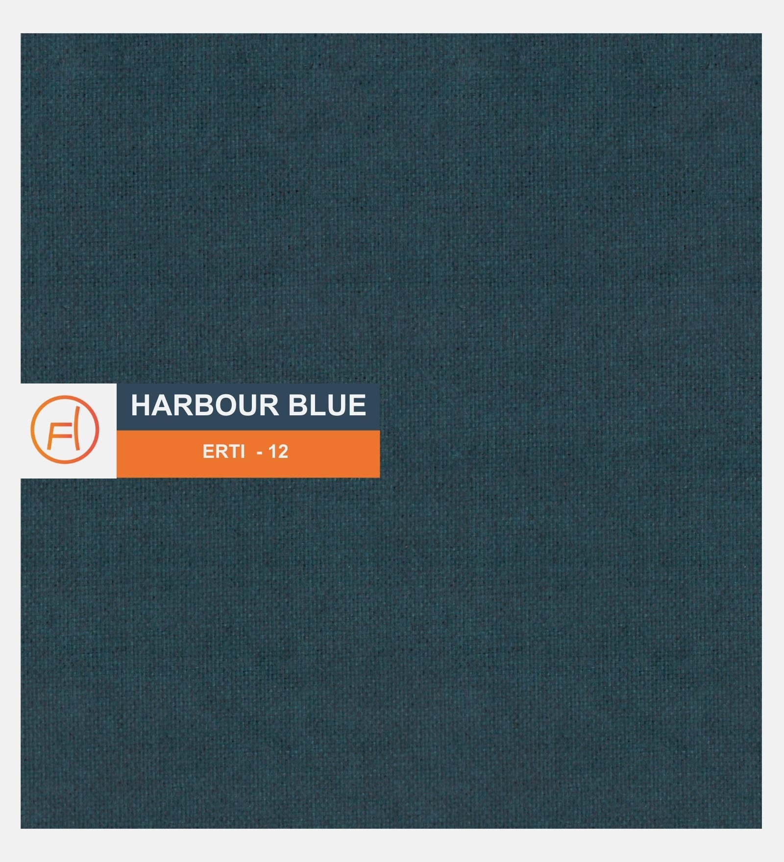 Draco Fabric 1 Seater Sofa in Harbour Blue Colour