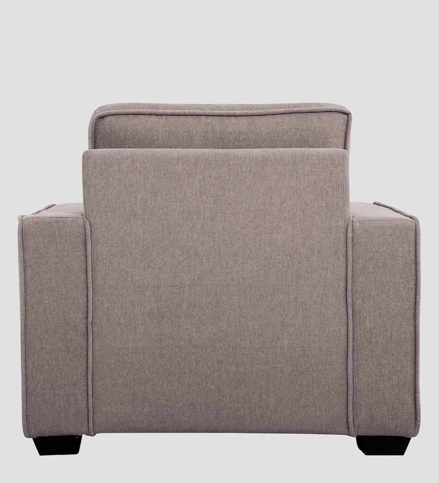 Hugo Fabric 1 Seater Sofa In Almond Beige Colour - Febonic Living