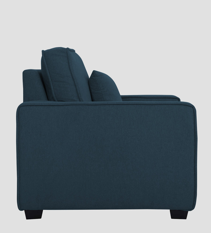 Hugo Fabric 1 Seater Sofa In Cool Blue Colour - Febonic Living