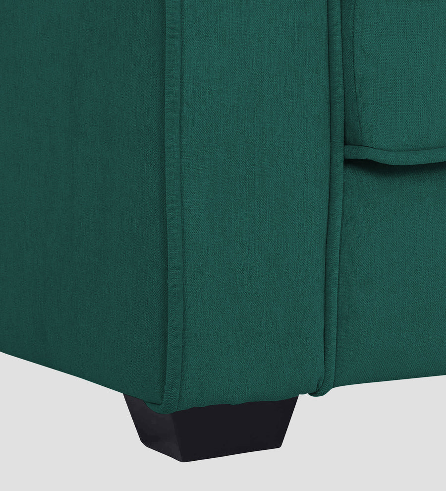 Hugo Fabric 1 Seater Sofa In Sage Green Colour - Febonic Living