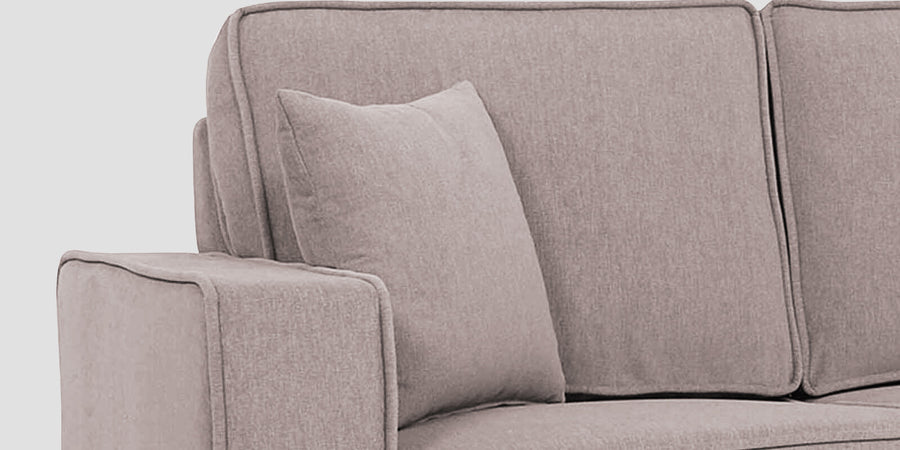 Hugo Fabric 2 Seater Sofa In Almond Beige Colour - Febonic Living
