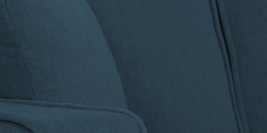 Hugo Fabric 2 Seater Sofa In Cool Blue Colour - Febonic Living