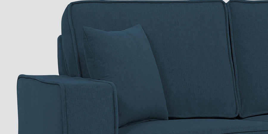 Hugo Fabric 2 Seater Sofa In Cool Blue Colour - Febonic Living