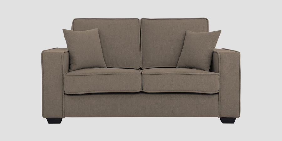 Hugo Fabric 2 Seater Sofa In Hazel Beige Colour - Febonic Living