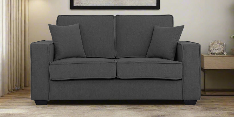 Hugo Fabric 2 Seater Sofa In Stone Grey Colour - Febonic Living