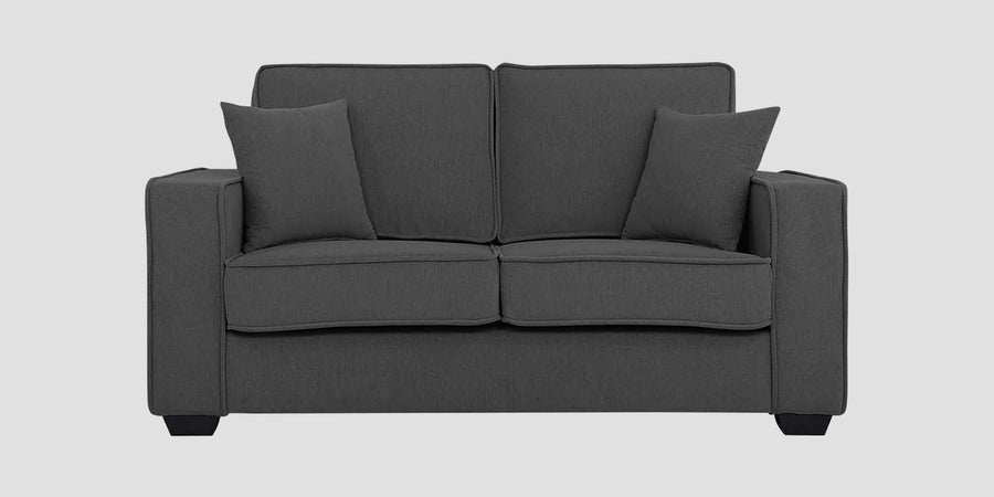 Hugo Fabric 2 Seater Sofa In Stone Grey Colour - Febonic Living