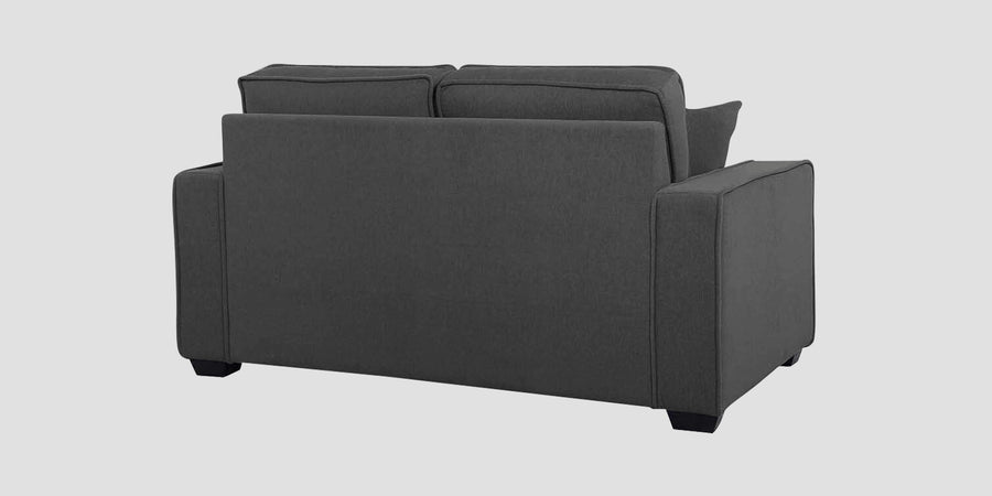 Hugo Fabric 2 Seater Sofa In Stone Grey Colour - Febonic Living