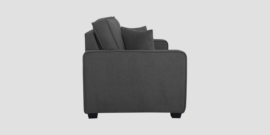 Hugo Fabric 2 Seater Sofa In Stone Grey Colour - Febonic Living