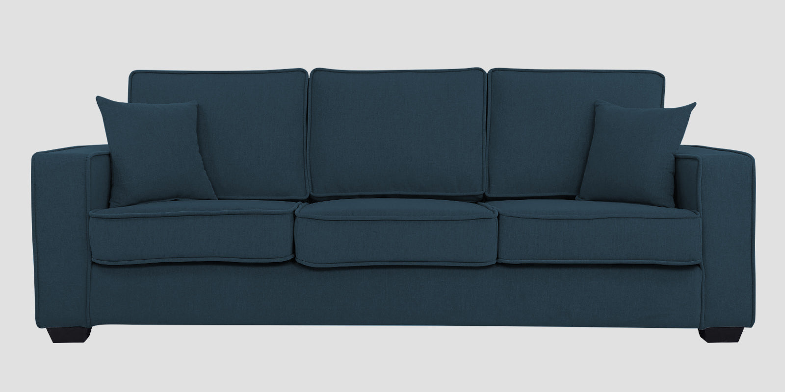 Hugo Fabric 3 Seater Sofa in Crypto Cool Blue Colour - Febonic Living