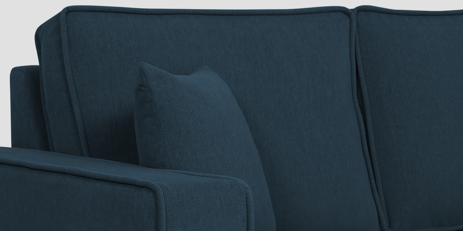 Hugo Fabric 3 Seater Sofa in Crypto Cool Blue Colour - Febonic Living