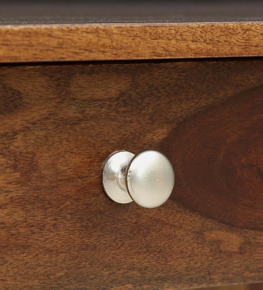 Masha Sheesham Wood Writing Table With Scratch Resistant In Provincial Teak Finish - Febonic Living