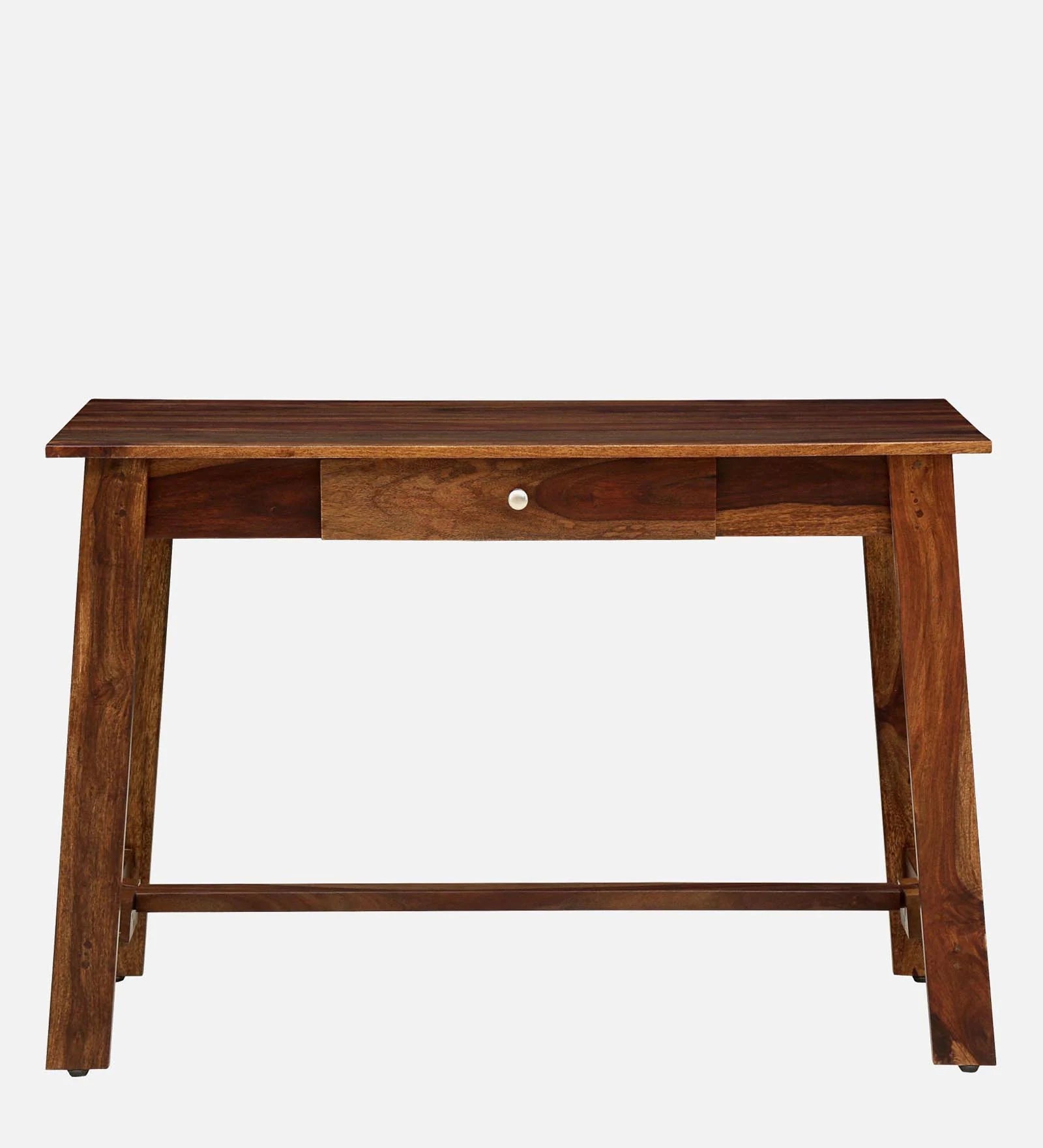 Masha Sheesham Wood Writing Table With Scratch Resistant In Provincial Teak Finish - Febonic Living
