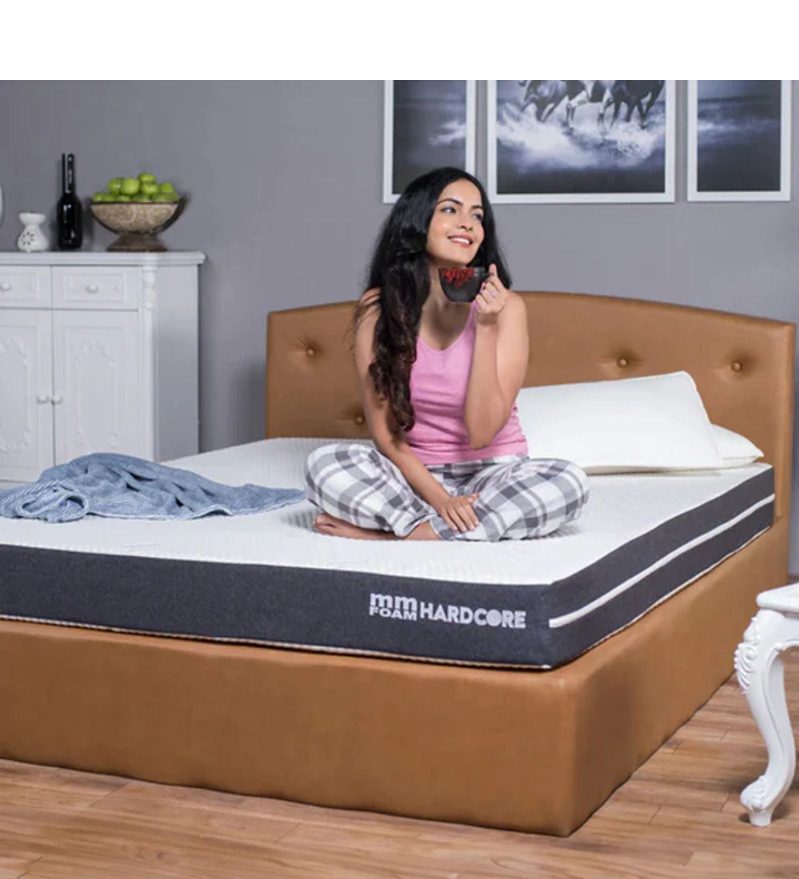 Hardcore (100% Organic Natural Latex) Firm Single Size Mattress