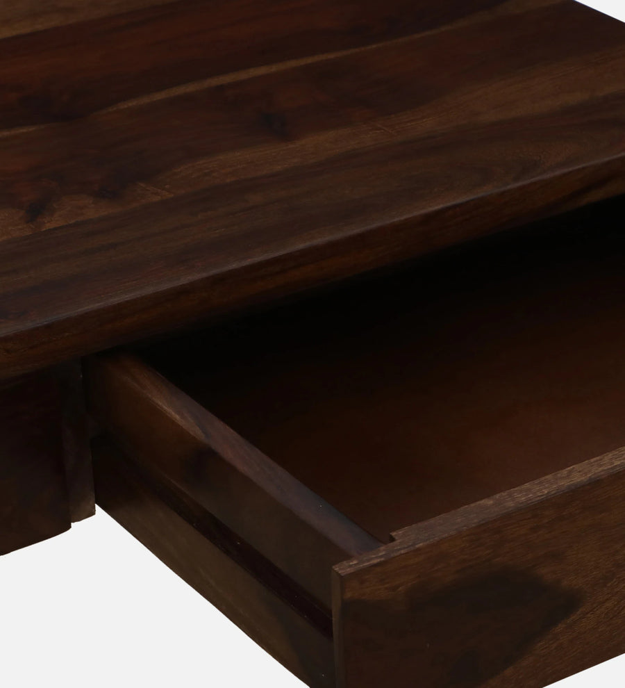 Tanji Sheesham Wood Writing Table In Provincial Teak Finish - Febonic Living