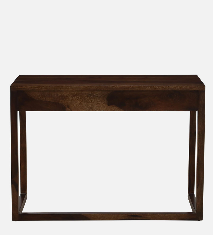 Tanji Sheesham Wood Writing Table In Provincial Teak Finish - Febonic Living
