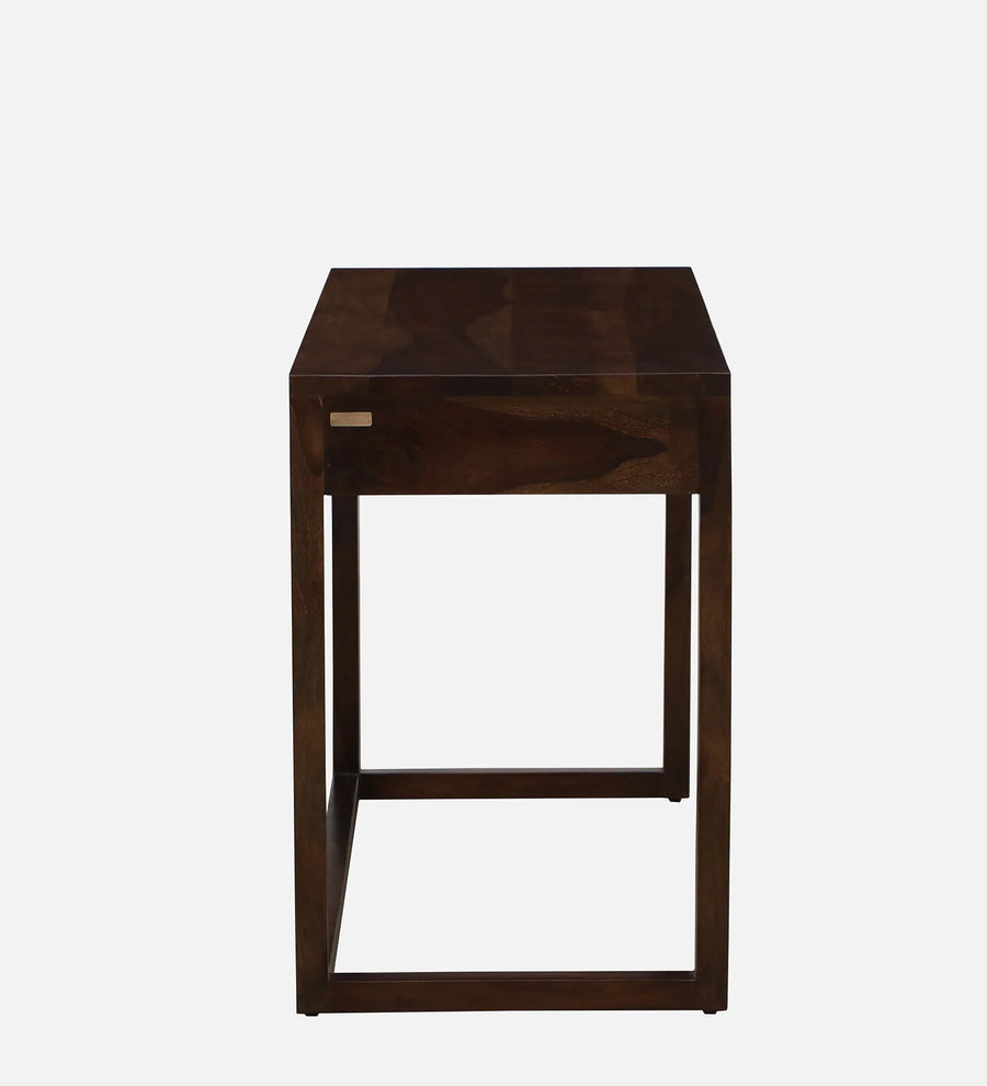 Tanji Sheesham Wood Writing Table In Provincial Teak Finish - Febonic Living