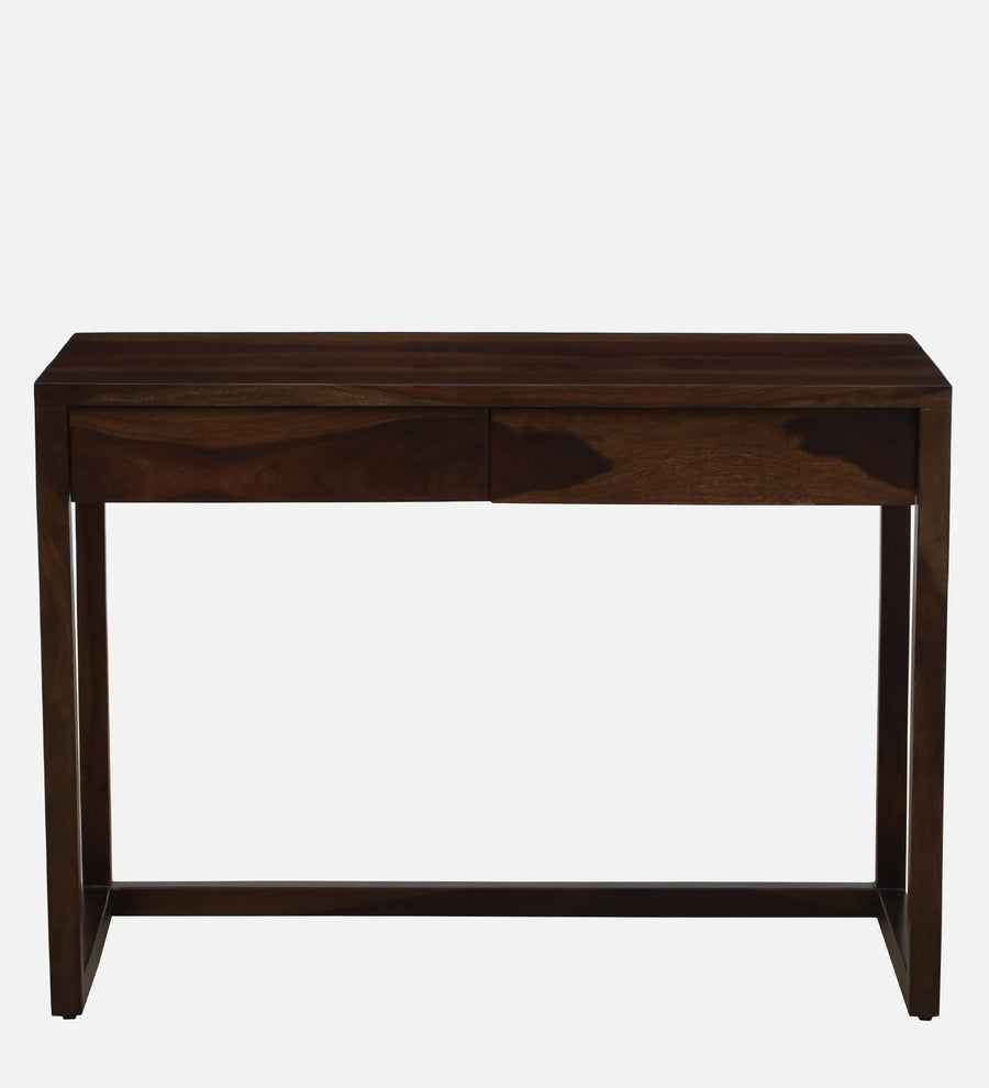 Tanji Sheesham Wood Writing Table In Provincial Teak Finish - Febonic Living