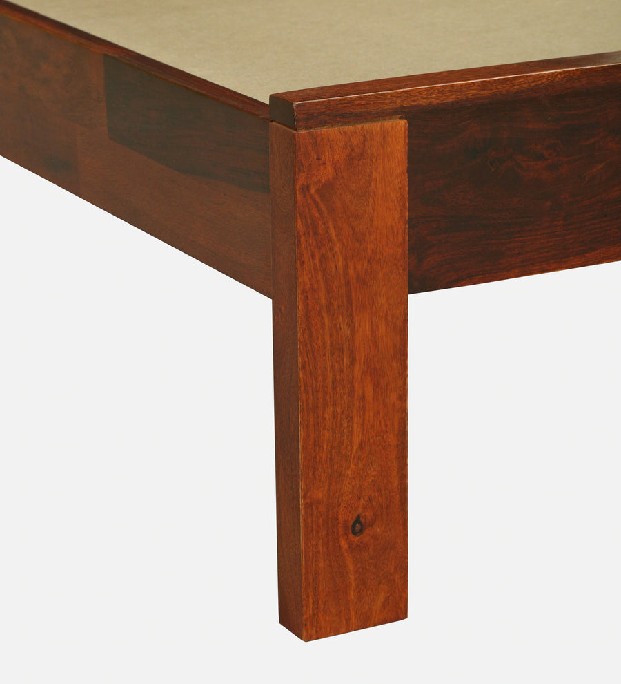 Horten Sheesham Wood Single Bed In Honey Oak Finish