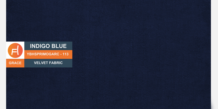 Rubi Velvet 2 Seater Sofa In Indigo Blue Colour - Febonic Living