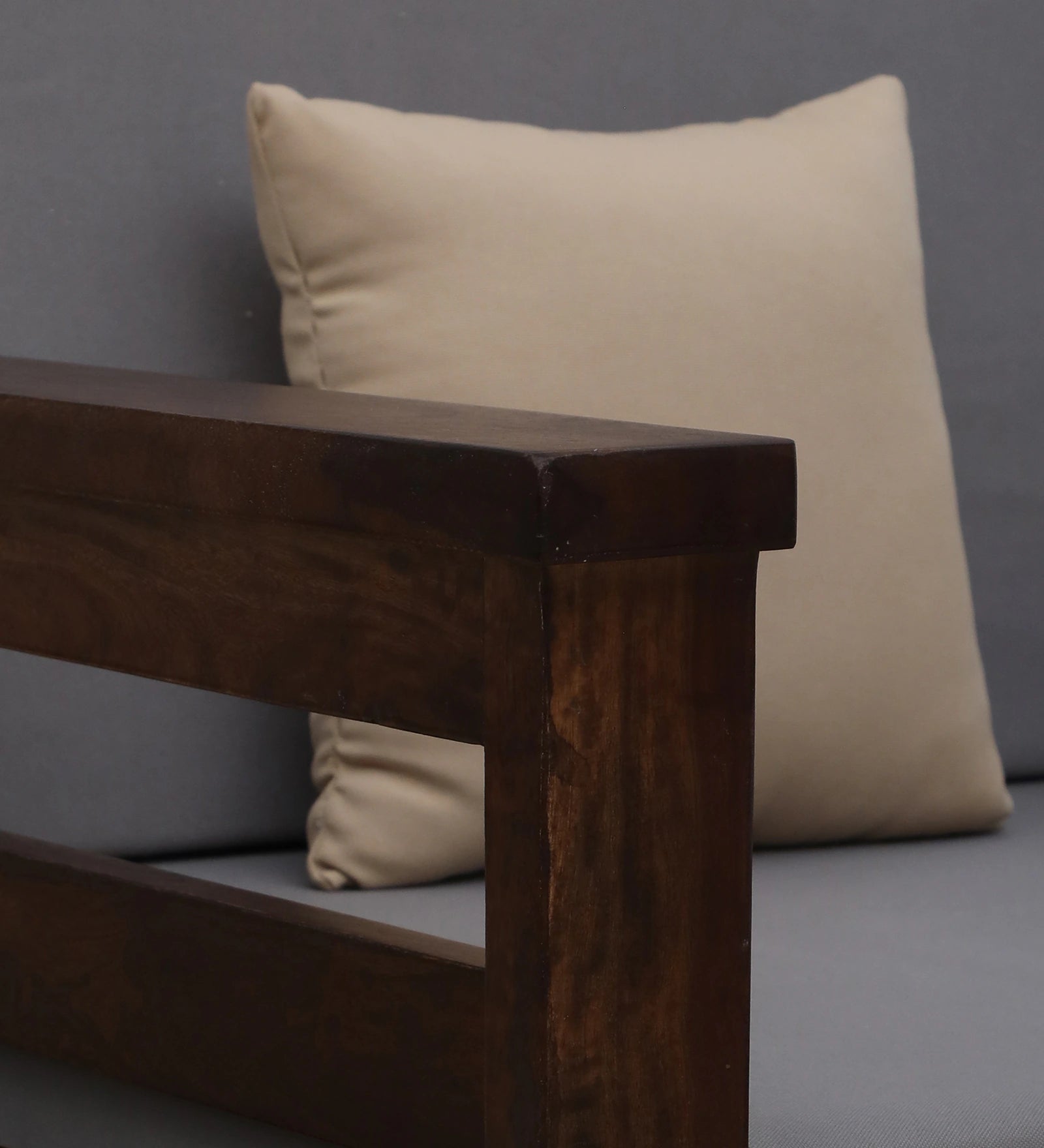 Imani Sheesham Wood 1 Seater Sofa In Provincial Teak Finish - Febonic Living