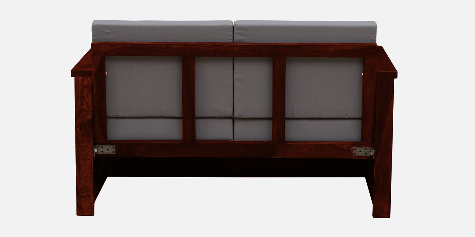 Imani Sheesham Wood 2 Seater Sofa In Honey Oak Finish - Febonic Living