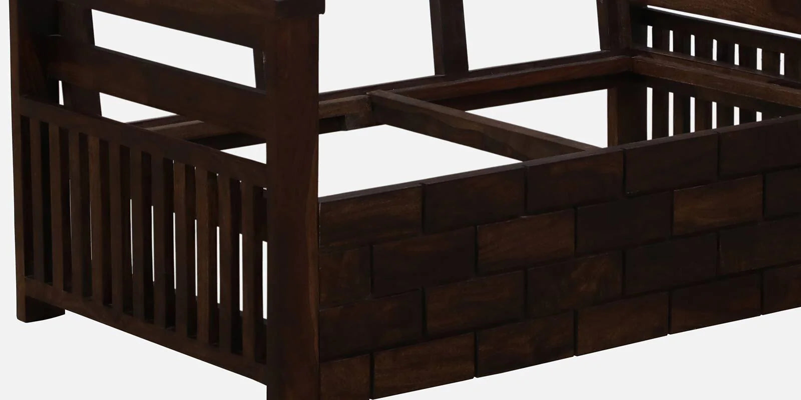 Imani Sheesham Wood 2 Seater Sofa In Provincial Teak Finish - Febonic Living