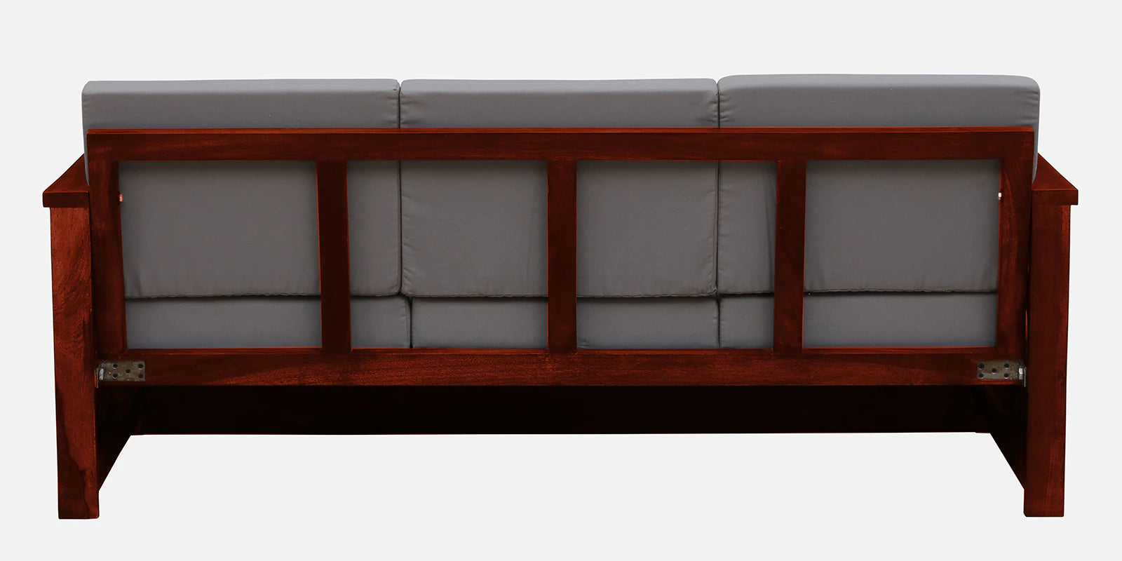 Imani Sheesham Wood 3 Seater Sofa In Honey Oak Finish - Febonic Living