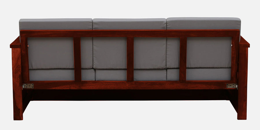 Imani Sheesham Wood 3 Seater Sofa In Honey Oak Finish - Febonic Living