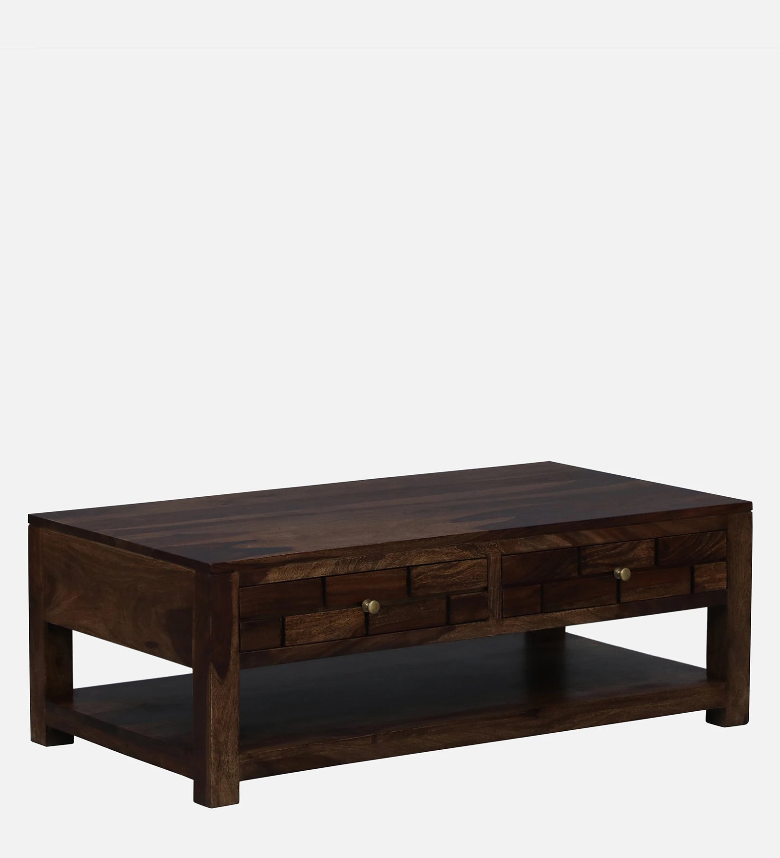 Imani Sheesham Wood Coffee Table In Provincial Teak Finish - Febonic Living
