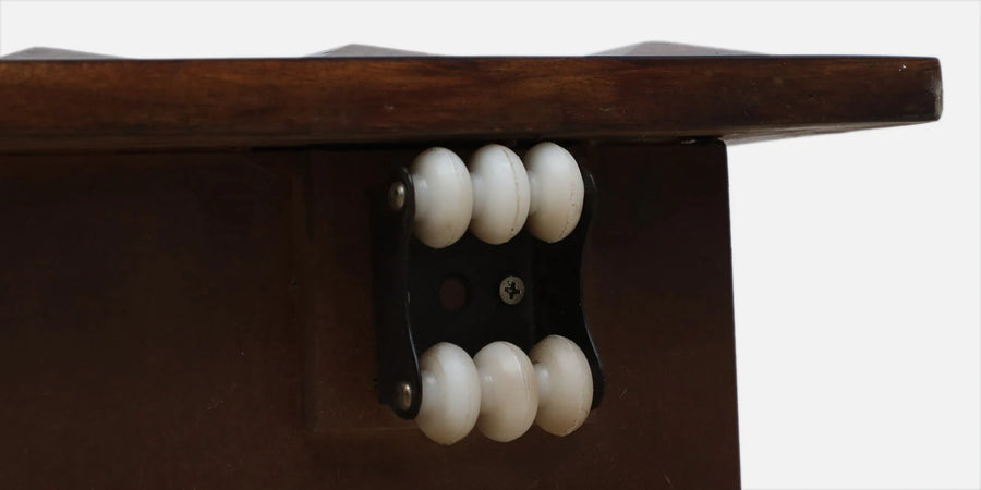 Imani Sheesham Wood Pull Out 3 Seater Sofa Cum Bed In Provincial Teak Finish with Storage - Febonic Living