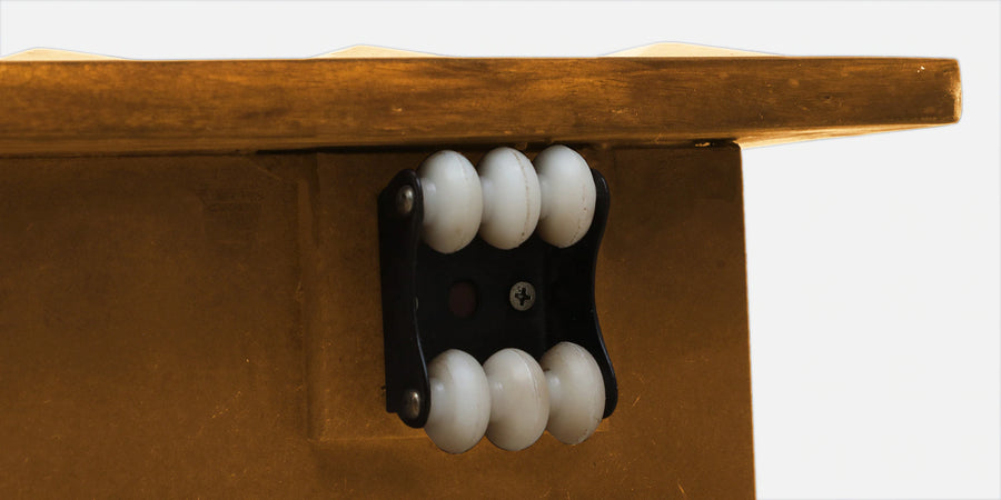 Imani Sheesham Wood Pull Out 3 Seater Sofa Cum Bed In Rustic Teak Finish with Storage - Febonic Living