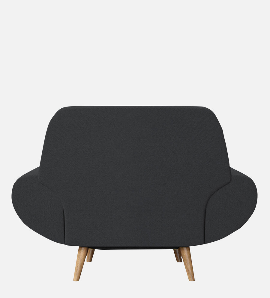 Jessy Fabric 1 Seater Sofa In Charcoal Grey Colour - Febonic Living