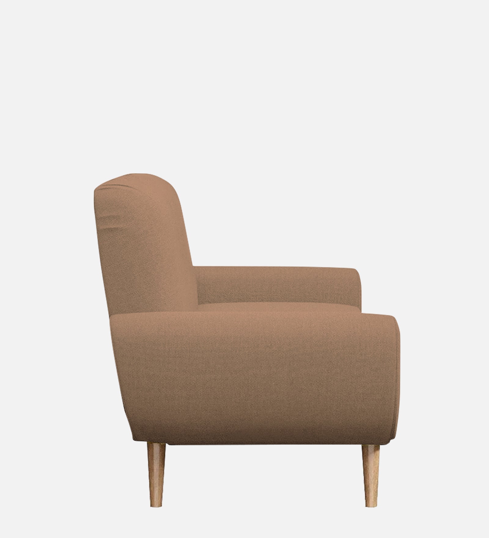 Jessy Fabric 1 Seater Sofa In Cosmic Beige Colour