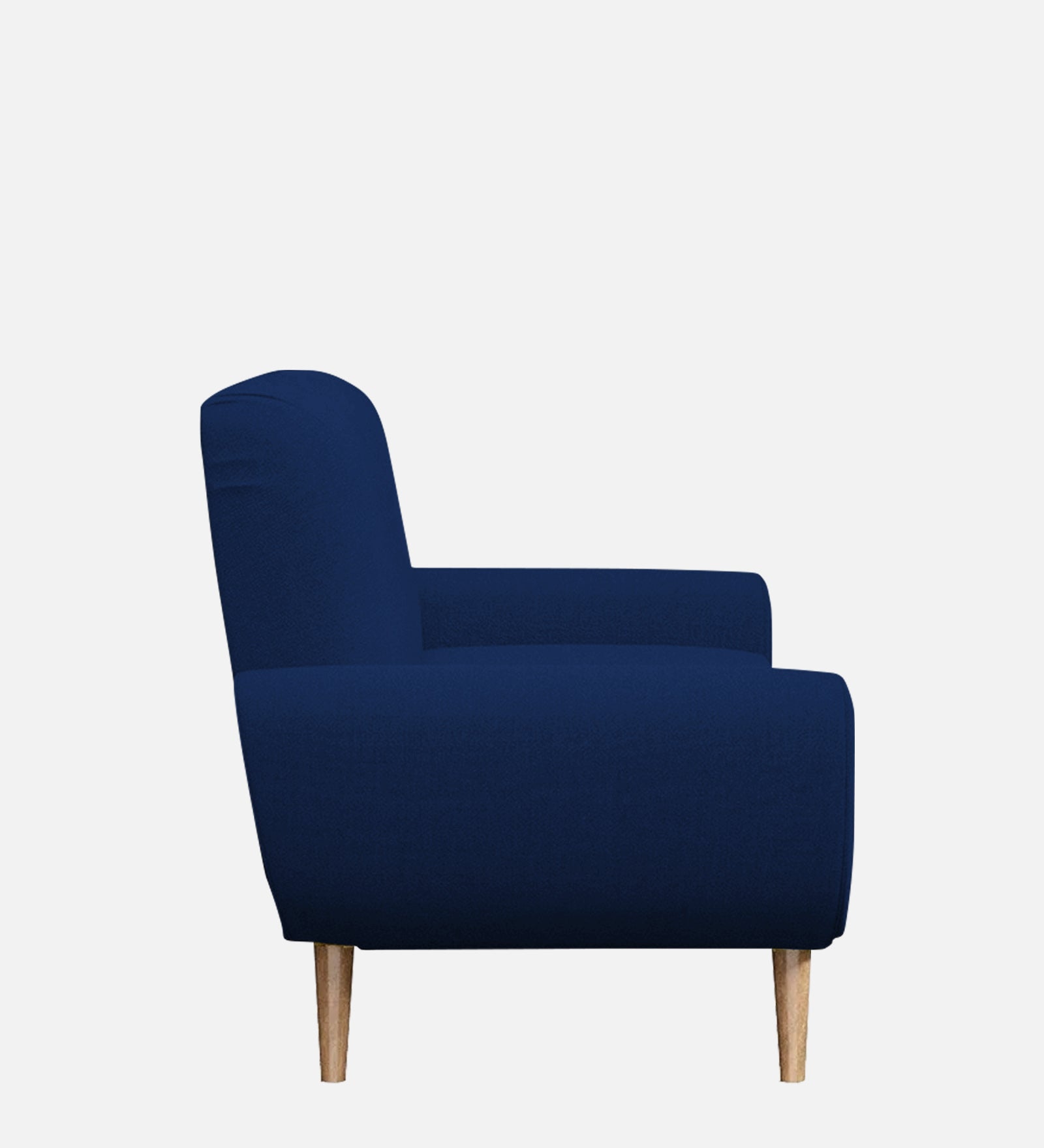 Jessy Fabric 1 Seater Sofa In Royal Blue Colour