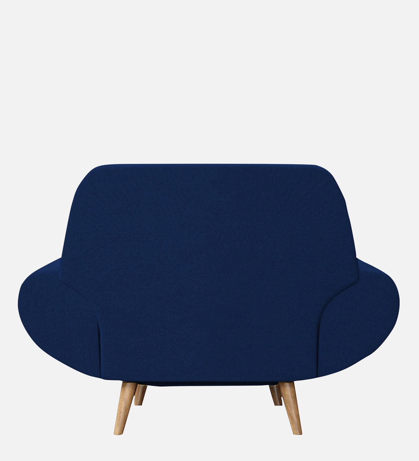 Jessy Fabric 1 Seater Sofa In Royal Blue Colour