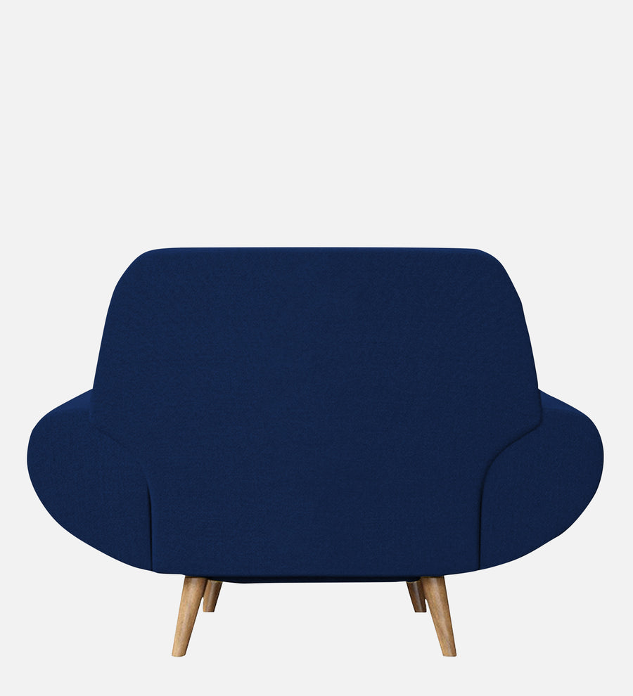 Jessy Fabric 1 Seater Sofa In Royal Blue Colour - Febonic Living