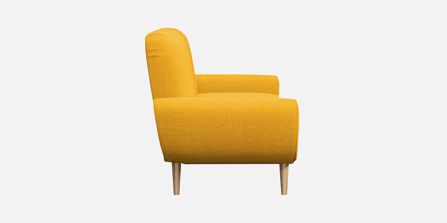Jessy Fabric 2 Seater Sofa In Bold Yellow Colour - Febonic Living