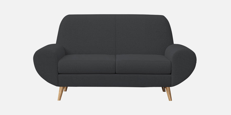 Jessy Fabric 2 Seater Sofa In Charcoal Grey Colour - Febonic Living