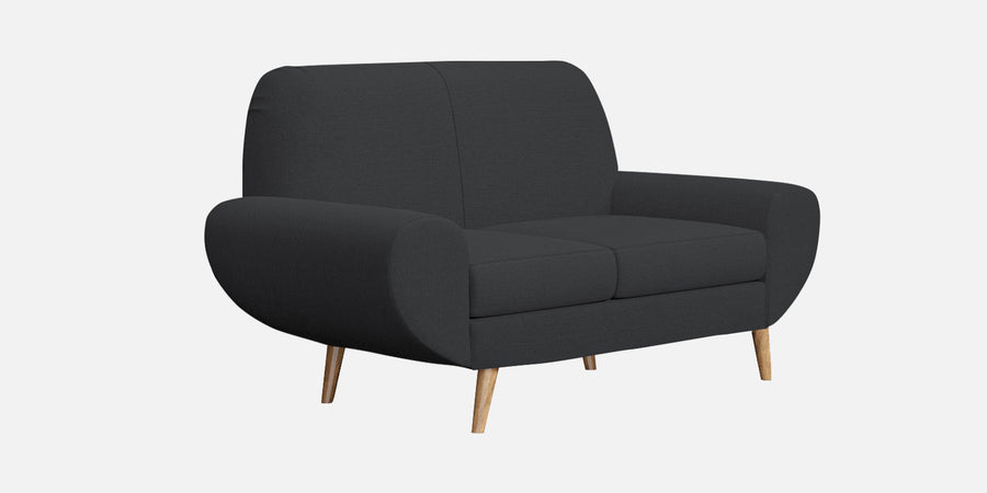 Jessy Fabric 2 Seater Sofa In Charcoal Grey Colour - Febonic Living