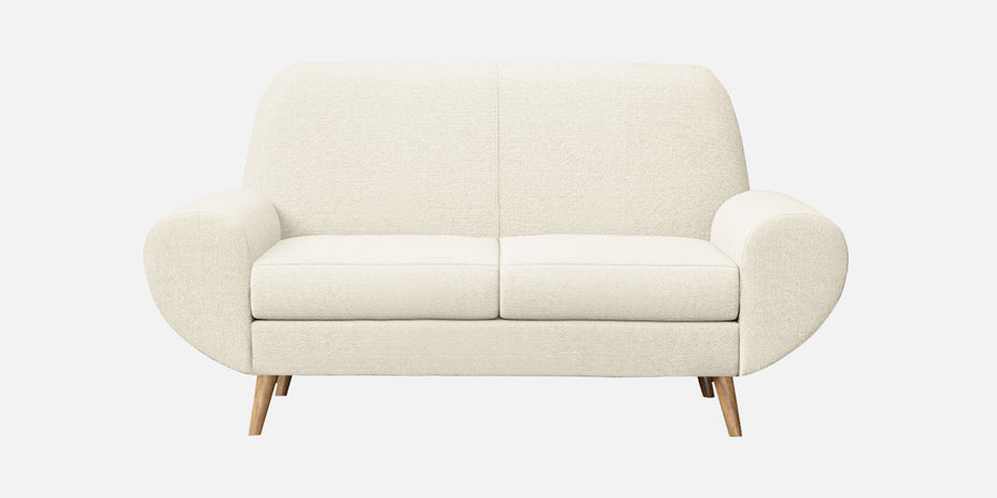 Jessy Fabric 2 Seater Sofa In Ivory Cream Colour - Febonic Living
