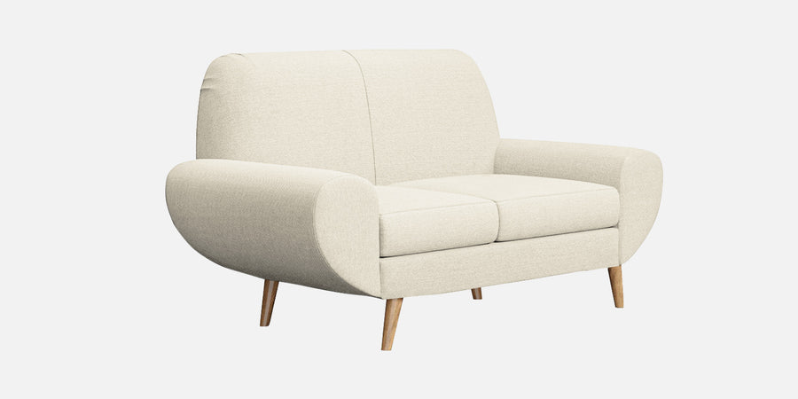 Jessy Fabric 2 Seater Sofa In Ivory Cream Colour - Febonic Living