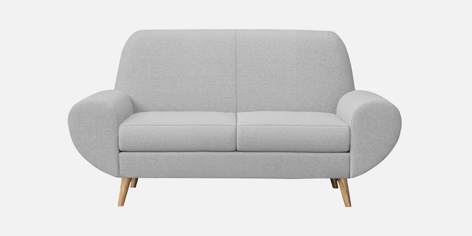 Jessy Fabric 2 Seater Sofa In Lit Grey Colour