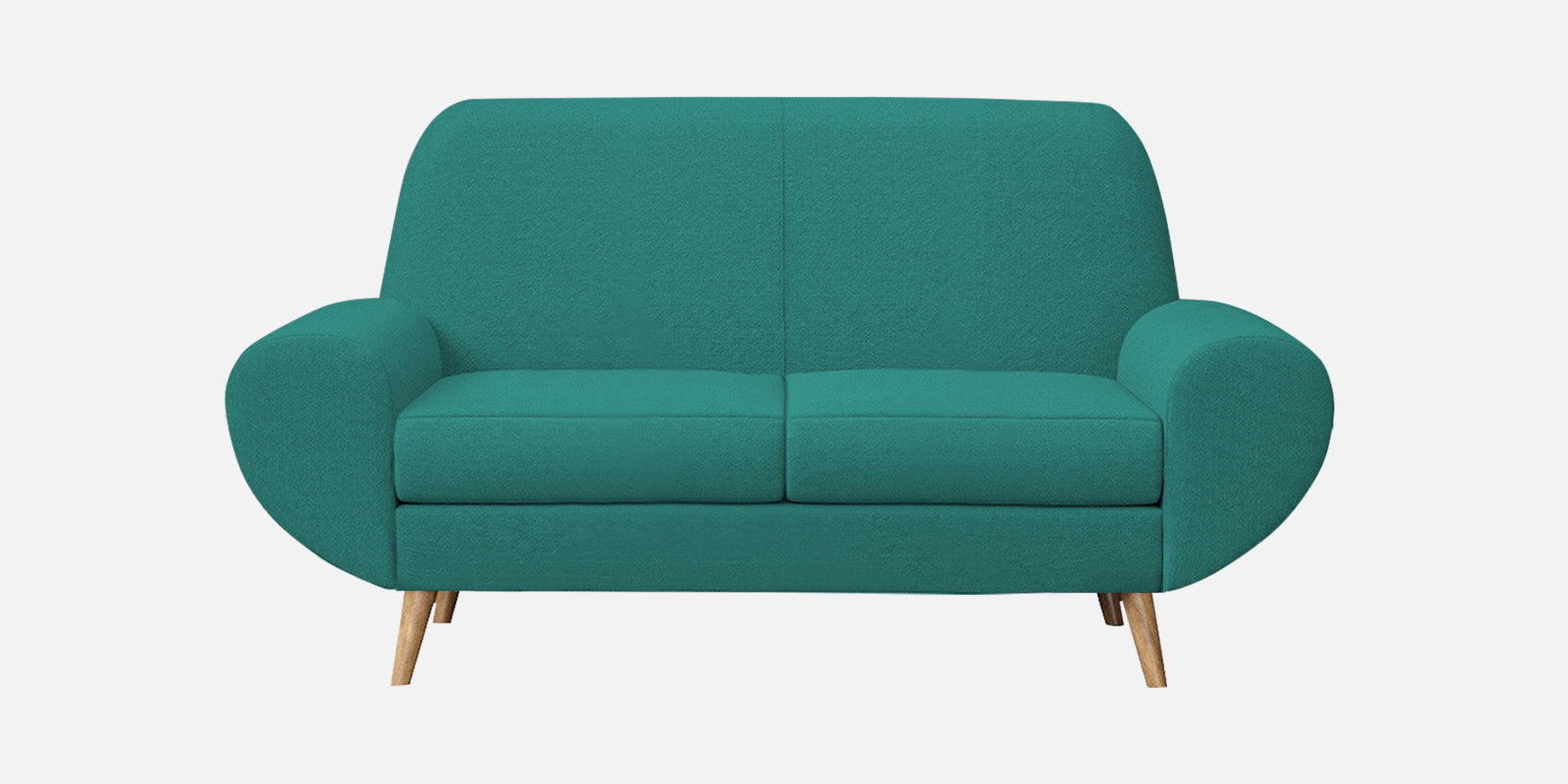 Jessy Fabric 2 Seater Sofa In Sea Green Colour