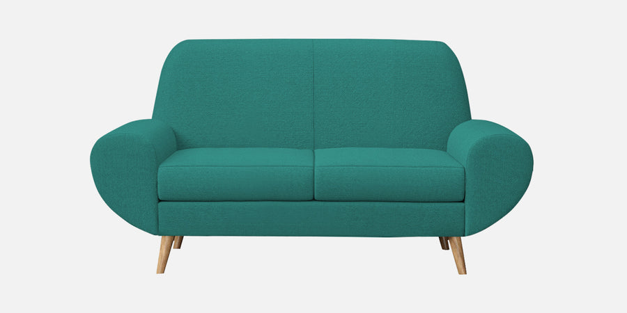 Jessy Fabric 2 Seater Sofa In Sea Green Colour - Febonic Living