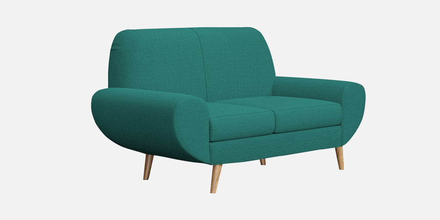 Jessy Fabric 2 Seater Sofa In Sea Green Colour - Febonic Living