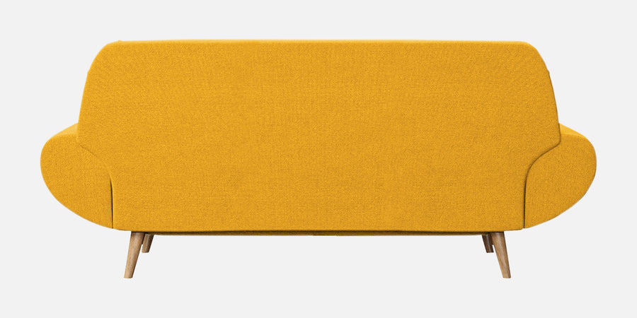 Jessy Fabric 3 Seater Sofa In Bold Yellow Colour - Febonic Living