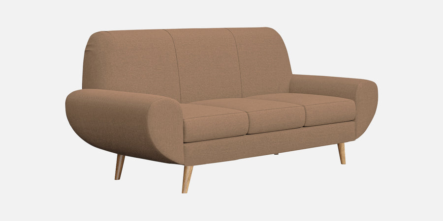 Jessy Fabric 3 Seater Sofa In Cosmic Beige Colour - Febonic Living